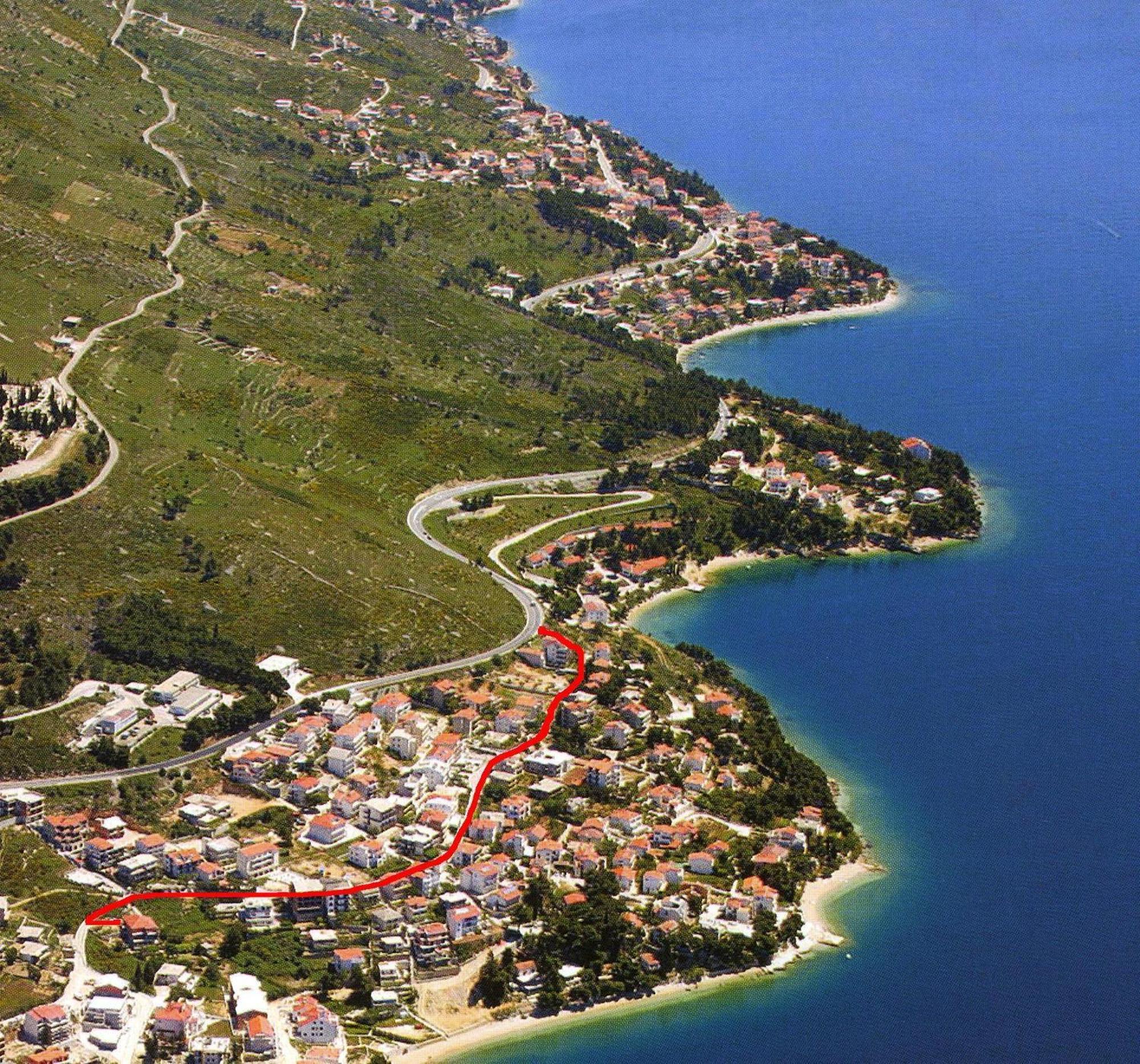 Apartments Perdijic Nemira Omiš Exteriör bild